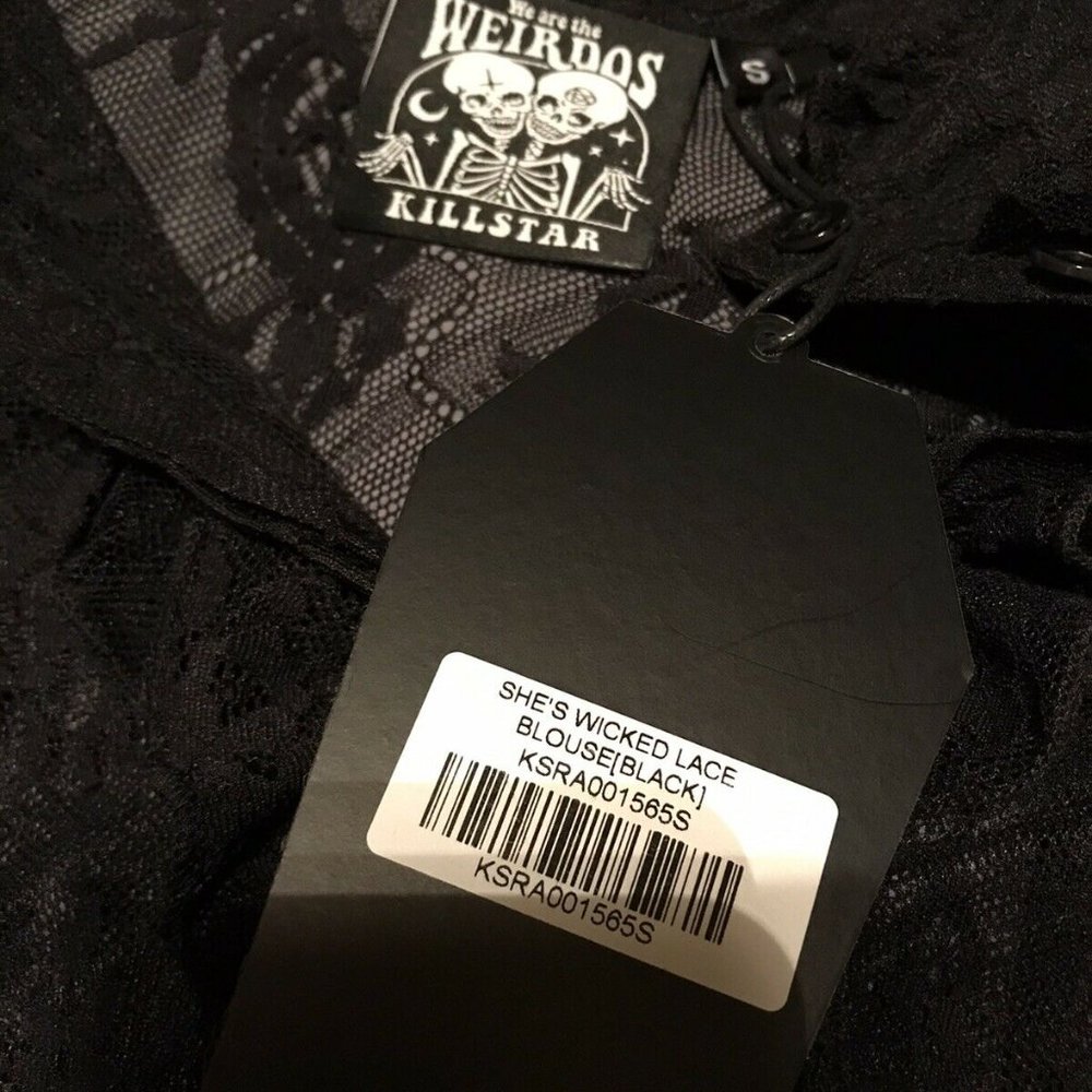 RARE!!! Sold out online! She’s Wicked Lace Blouse KILLSTAR New With Tags! - Picture 5 of 5